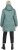 Ulla Popken HYPRAR Drawstring Waist Parka Grey Green - Geci - 