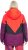 Ulla Popken HYPRAR Performance Colorblock Ski Jacket Coral - Geci - 