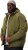 STHUGE Bomber Jacket With Hood Green - Geci - Geci Bărbați Mărimi Mari