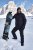 Jay-Pi Ski Jacket Functional Waterproof Windproof Breathable Black - Haine de schi - 