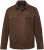 JP1880 Leather Jacket Nubuck Shirt Collar Brown - Geci - Geci Bărbați Mărimi Mari