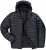JAY-PI Lightly Quilted Jacket with a Hoodie Black - Geci - Geci Bărbați Mărimi Mari