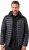 JAY-PI Lightly Quilted Jacket with a Hoodie Black - Geci - Geci Bărbați Mărimi Mari