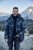 JP1880 Quilted Parka with Camouflage Drawstring Waist Black - Geci - Geci Bărbați Mărimi Mari