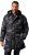 JP1880 Quilted Parka with Camouflage Drawstring Waist Black - Geci - Geci Bărbați Mărimi Mari
