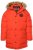 JP1880 Parka Quilted Faux Fur Hood Red - Geci - Geci Bărbați Mărimi Mari