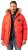 JP1880 Parka Quilted Faux Fur Hood Red - Geci - Geci Bărbați Mărimi Mari