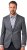 JP1880 Jacket Business Donegal Graphite Grey - Geci - Geci Bărbați Mărimi Mari