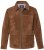 JP1880 Leather Jacket Genuine Cowhide Brown - Geci - Geci Bărbați Mărimi Mari
