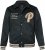 JP1880 Blouson Velour with Chest Embroidery Dark Green - Geci - Geci Bărbați Mărimi Mari