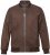 JP1880 Jacket Buffed Nubuck Lamb Leather Brown - Geci - Geci Bărbați Mărimi Mari