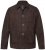 JP1880 Leather Jacket Goat Suede Shirt Collar Dark Brown - Geci - Geci Bărbați Mărimi Mari