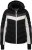 Ulla Popken HYPRAR Chevron Stripe Triple Function Quilted Fully Lined Ski Jacket Black - Geci - 