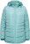 Ulla Popken Quilted Water Repellent Jacket Soft Turquoise - Geci - 