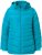 Ulla Popken Quilted Water Repellent Jacket Turquoise - Geci - 