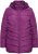 Ulla Popken Quilted Water Repellent Jacket Dark Purple - Geci - 