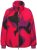 Ulla Popken Abstract Print Zip Fleece Jacket Pink Berry - Geci - 