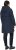 Ulla Popken Hooded with Zippered Pockets and Zippered Side Slits Jacket Navy - Geci - 