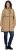 Ulla Popken Hooded with Zippered Pockets and Zippered Side Slits Jacket Mocha - Geci - 