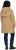 Ulla Popken Hooded with Zippered Pockets and Zippered Side Slits Jacket Mocha - Geci - 