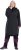 Ulla Popken Extra Long Functional Coat Black - Geci - 