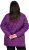 Ulla Popken HYPRAR Water-Repellent Quilted Jacket Plum - Geci - 