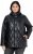 Ulla Popken Faux Leather Quilted Jacket Black - Geci - 