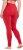 Ulla Popken Basic Stretch Knit Ankle Length Leggings Salsa Red - Blugi & Pantaloni pentru Femei Mărimi Mari – Plus Size - 
