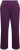 Ulla Popken Pull On Knit Straight Leg Pocket Pants Dark Blackberry - Blugi & Pantaloni pentru Femei Mărimi Mari – Plus Size - 