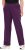 Ulla Popken Pull On Knit Straight Leg Pocket Pants Dark Blackberry - Blugi & Pantaloni pentru Femei Mărimi Mari – Plus Size - 