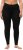Ulla Popken Viscose Spandex Leggings Black - Blugi & Pantaloni pentru Femei Mărimi Mari – Plus Size - 