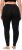 Ulla Popken Viscose Spandex Leggings Black - Blugi & Pantaloni pentru Femei Mărimi Mari – Plus Size - 