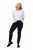 Ulla Popken Denim Look All Elastic Pocket Sienna Jeggings Black - Ulla Popken - Ulla Popken Îmbrăcăminte Plus-Size