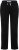 Ulla Popken Side Stripe Adjustable Drawstring Waist Joggers Black - Blugi & Pantaloni pentru Femei Mărimi Mari – Plus Size - 