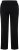 Ulla Popken Side Stripe Adjustable Drawstring Waist Joggers Black - Blugi & Pantaloni pentru Femei Mărimi Mari – Plus Size - 