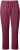 Ulla Popken Basic Drawstring Elastic Waist Cotton Blend Joggers Dark Berry - Blugi & Pantaloni pentru Femei Mărimi Mari – Plus Size - 