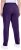 Ulla Popken Basic Drawstring Elastic Waist Cotton Blend Joggers Deep Violet - Blugi & Pantaloni pentru Femei Mărimi Mari – Plus Size - 