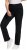 Ulla Popken Basic Mony Tapered Leg Stretch Pants Black - Blugi & Pantaloni pentru Femei Mărimi Mari – Plus Size - 