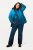 Ulla Popken HYPRAR Triple Function Ski Pants Teal - Haine de schi - 