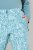 Ulla Popken Floral Print Ski Pants Ice Green - Haine de schi - 