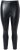 Ulla Popken Metallic Faux Leather Leggings Black - Blugi & Pantaloni pentru Femei Mărimi Mari – Plus Size - 