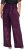 Ulla Popken Wide Leg Sequined Pants Mulberry - Blugi & Pantaloni pentru Femei Mărimi Mari – Plus Size - 