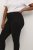 Kaffe Curve Ana Scurtați Twill Jeggings Negru intens - Blugi & Pantaloni pentru Femei Mărimi Mari – Plus Size - 