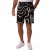 JP1880 Bermuda Shorts Soft Viscose All-over Print Black - Pantaloni scurți - Pantaloni Scurți Mărimi mari Bărbați 