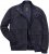JP1880 Soft Goatskin Suede Leather Jacket Navy - Geci de piele - Jachete din piele mărimi mari