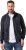JP1880 Soft Goatskin Suede Leather Jacket Navy - Geci de piele - Jachete din piele mărimi mari
