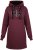 Nora Mikken KADRI WHITE Long Hoodie Burgundy - Pulovere & hanorace - 