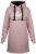 Nora Mikken KADRI WHITE Long Hoodie Pink - ÎMBRĂCĂMINTE FEMEI XS-XXL - 