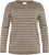 Kaffe Curve Linia Boatneck Pullover Morel Melange with Silver Lurex - Pulovere tricotate - 