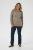 Kaffe Curve Linia Boatneck Pullover Morel Melange with Silver Lurex - Pulovere tricotate - 